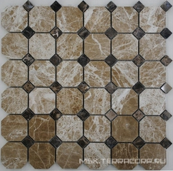 Мозаика из камня на сетке М20-319-1548Р ZZ |30.5x30.5