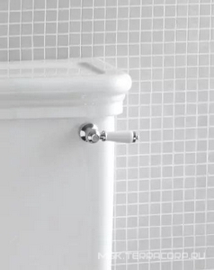 Ручка слива для "Среднего" и "Компакт" бачка, (цв.хром), D&D ZZ Devon & Devon Универсал IBLEVADX/CR