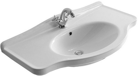 Раковина Galassia Ethos 8435 110 см, 3 отверстия| 110x24x54