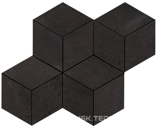 Blaze Iron Mosaico Esagono Matt ZZ 30x35