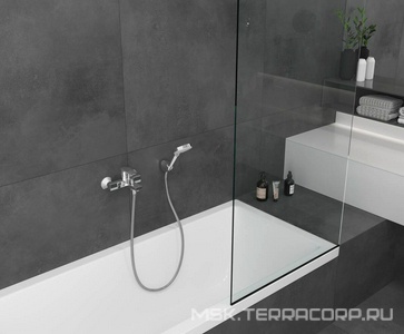 Смеситель для ванны, (цв.хром),  Hansgrohe Vernis Shape 71450000