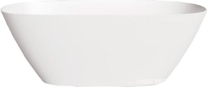 Ванна 1700х800хh605мм, отдельностоящая, литой камень S-Sense, глянец, нажимной слив камень в цвет ванны, Sofia ZZ Salini SOFIA 102516G