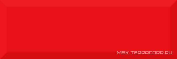Monocolor Rojo Biselado Brillo ZZ10x30