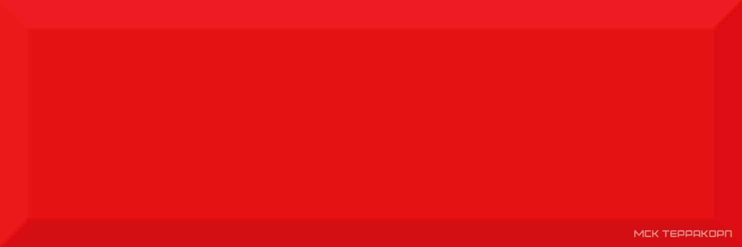 Monocolor Rojo Biselado Brillo ZZ10x30