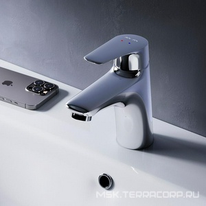 Смеситель для раковины , БЕЗ донного клапана, с устан.компл., хром AMPM Joy F85E02100