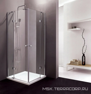 Душевой уголок1000x900x1950 мм, стекло-прозрачное, профиль-хром,  ZZ Cezares Verona VERONA-W-AH-2-100/90-C-Cr