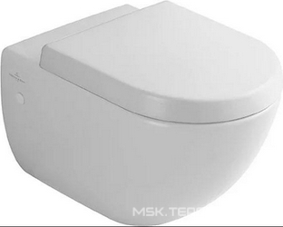 Унитаз подвесной Villeroy & Boch Subway Plus 6600 10R1 alpin| 56x37x35