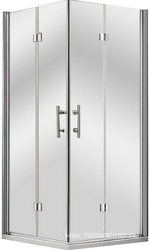 ECO-O-ASH-2-80/100-C-Cr Душевой уголок | ZZ