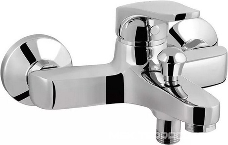 Смеситель для ванны/душа  излив 164мм, с установ.компл., БЕЗ аксессуаров, хром ХХ AMPM Joy F8510000