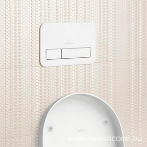 Клавиша двойного смыва (высококачественный композитный материал (пластик) цв. белый),  E200 ZZ Villeroy & Boch ViConnect 92249068