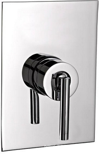 Смеситель для душа, встраиваемый в стену (цв. хром, ручка цв. Etnite Maniglia),  ZZ 3M Arche 0208 СС Etnite Maniglia