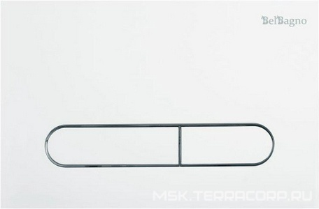 Кнопка двойного смыва для инсталляции подвесного унитаза, (цв.белый), BelBagno Prospero BelBagno prospero BB004-PR-BIANCO