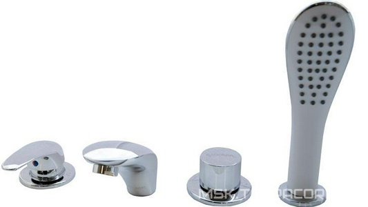 Смеситель на борт  ванны Rosa, хром ZZ Radomir Аладин 3-27-2-0-0-601