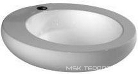 Раковина встраиваемая сверху, 50х50см, с 1 отв. для смесителя, Alessi XX