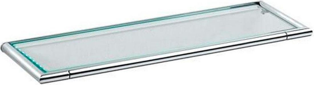 Полка 40х13см, (цв.хром/стекло)  ZZ Pomd'or Micra 47.50.40.002