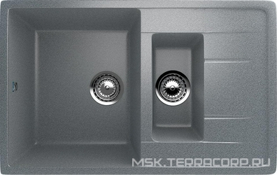 Мойка кухонная Ulgran U-205-309 темно-серая 49x77x19 Ulgran u-205 s347926