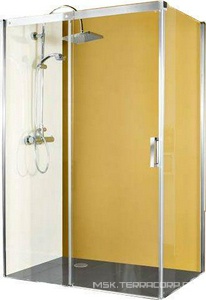 Дверь сдвиж.Soft&Silent 1400хh2000мм д/бок.стенки,вход прав.576мм,непод.сегм.,креп.лев.(пр.алюм.хр.эф,ст.8мм проз.ShowerGuard-Klarglas)Ц/С 40/10 MK 80 Duschwelten MK 800 5073 005 070 041