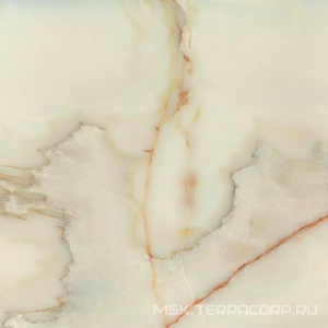 Керамогранит для пола и стены Florim Magnum Les Bijoux De Rex Onyx Blanche Glossy 120x120 765758