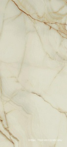 Керамогранит для пола и стены Florim Magnum Les Bijoux De Rex Onyx Blanche Glossy 120x280 765693