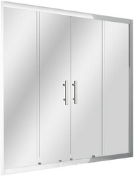 ECO-O-VF-2-170/145-P-Cr Душевая шторка на ванну | ZZ