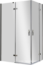 BERGAMO-W-AH-2-100/90-C-Cr-L Душевой уголок | ZZ