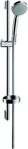 Душевой набор, стойка 65см, шланг, лейка, мыльница, (цв.хром),  100 Mono ZZ Hansgrohe Croma 27717000