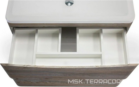 База под раковину подвесная с двумя выкатными ящиками, 800x455x525мм, без раковины, (цв.Pino Scania), Acqua ZZ BelBagno ACQUA ACQUA-800-2C-SO-PS