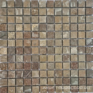 Мозаика Спектр-М Натуральный камень Мозаика из камня на сетке SL20-363-23 ZZ 30.5x30.5