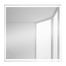 Зеркало 600х30х600мм, квадратное с встроенным светильником и сенсорным выключателем, 12W, 220-240V, BelBagno ZZ BelBagno Универсал SPC-GRT-600-600-LED-TCH