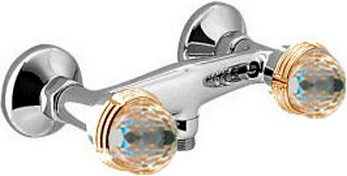 Смеситель для душа (цв. хром/золото), Okay Swarovski ZZ