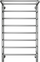 Полотенцесушитель электрический "Полка" П8, 500x850 мм,  установочный набор в компл., подводка скрытая + Кабель-вилка, управление справа,  ZZ