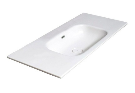 Мебельная раковина 80 см Vallessi Avangarde Linea, белая, ZZ Armadi Art Neoart 838-080-WG