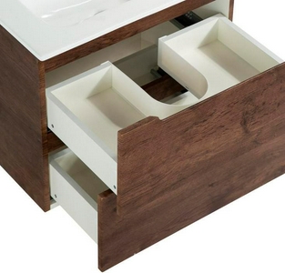 База под раковину подвесная с 2 выдвиж ящиками, 61х39хh51,5см, (без раковины), (цв.Rovere Moro),  ZZ BelBagno Etna 39 ETNA39-600/390-2C-SO-RW-P