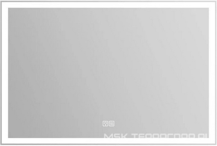 Зеркало 1100x30x800мм, с встроен.по периметру светильником, сенсорным выключателем и подогревом, 12W, 220-240V, BelBagno ZZ BelBagno Универсал SPC-GRT-1100-800-LED-TCH-WARM