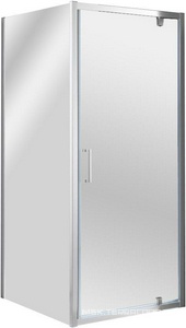 Душевой уголок 800x800хh1950мм, квадрат, с распаш. дверью (стекло прозр.Idrorepellente 6мм, фурн.цв.хром),  ZZ Cezares Molveno MOLVENO-A-1-80-C-Cr-IV