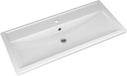 Раковина Kirovit Фостер 100 см, для мебели СанТа Лондон 100, белая ZZ Санта Омега к.т. 379963 / рак.Kirovit Фостер 100