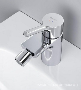 Смеситель для биде ,  с донным клапаном, излив 100 мм, хром KL AMPM X-Joy F85B83100