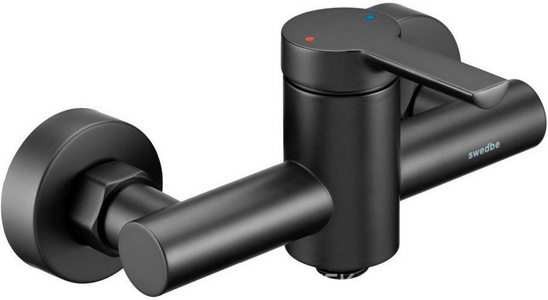 Смеситель для душа, (цв.черный),  ZZ Swedbe Diana 1020B