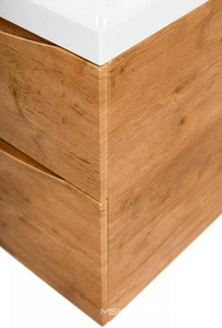 База под раковину подвесная с двумя выкатными ящиками 800x450x600мм, без раковины, (цв.Rovere Nature),  ZZ BelBagno Marino MARINO-H60-800-2C-SO-RN-P