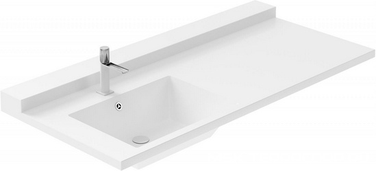 Раковина Цвет и Стиль Спартак 135 L| 135x14x63