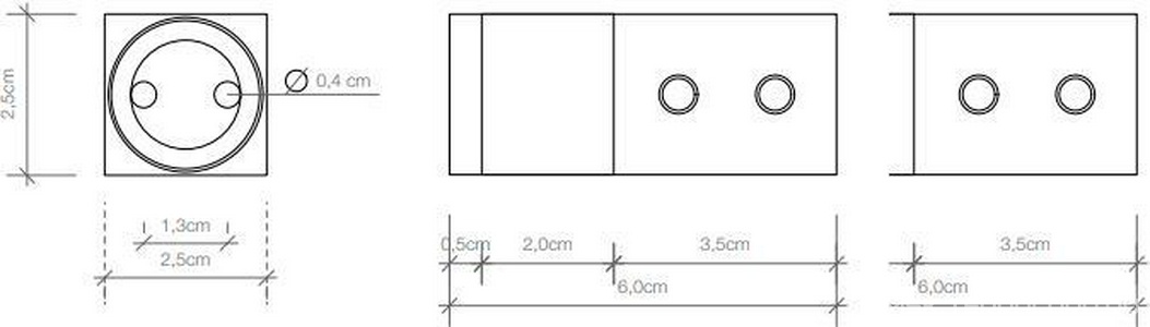 Набор из 2х одинарных крючков, (цв.золото),  ZZ Decor Walther Corner 0561920