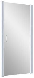 Дверь в нишу , 70*190 см, универсальная, профиль матовый хром., стекло сатин, ZZ Vegas Glass EP ЕР 70 07 10
