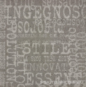 Керамогранит для пола Leonardo overcome LETTERS 120G RM (п.п.) 120x120 Комбинированный 171558