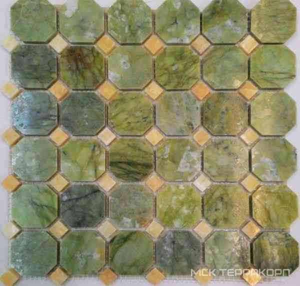 Мозаика из камня на сетке М20-217Р ZZ |30.5x30.5