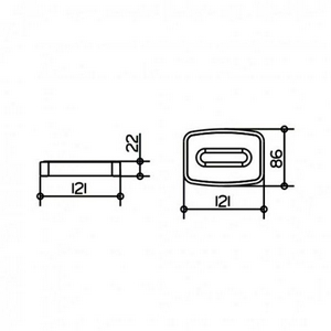 Мыльница запчасть настенная, стекло матовое  ZZ Keuco Elegance New 11655 009000