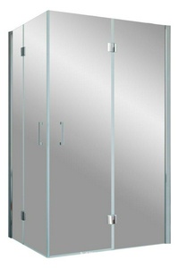 Душевое ограждение матовый хром прозрачное 120*90 1890 см правая ZZ Vegas Glass AFA-F AFA-F 120*90 07 01