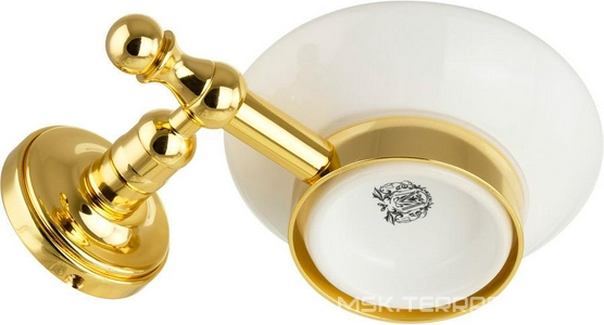 Мыльница настенная, (цв.золото),  ZZ Migliore Mirella 17308