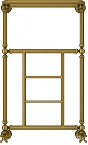 Полотенцесушитель водяной  1452 860x500  в цвете состаренная БРОНЗА, ZZ Сунержа Ренессанс 05-0282-8650