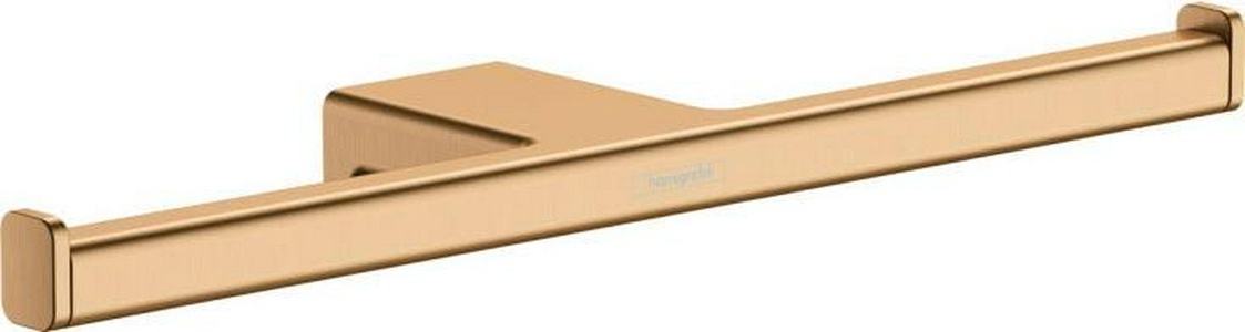 Держатель для туалетной бумаги, двойной, (цв.шлифованная бронза),  ZZ Hansgrohe AddStoris 41748140