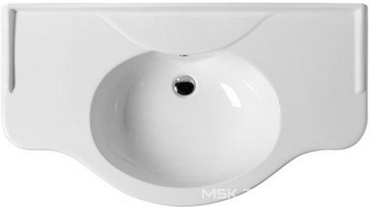 Раковина керамическая 110х61см, с 1отв.д/смесит., с переливом, Junone ZZ Cezares Универсал GIU200110/ALZA